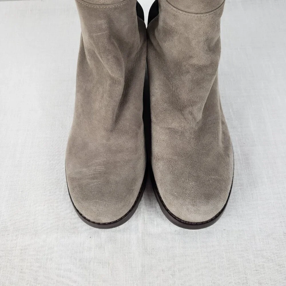 Stuart Weitzman Russell Bromley 5050 Over the Knee Boots Beige Brown Womens 6.5